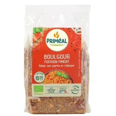 Priméal Boulgour Poivron et Piment Bio et Vegan, 300g