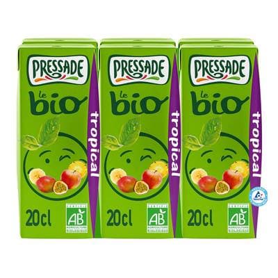 Pressade Nectar tropical bio, 6x20cl