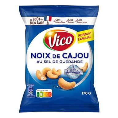 Vico Noix de Cajou au Sel de Guérande, 170g