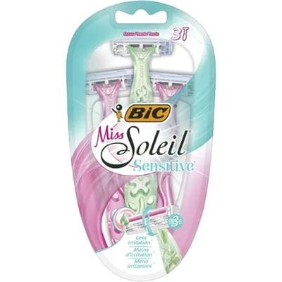 Bic Rasoirs jetables Sensitive - Miss Soleil, 3 pièces