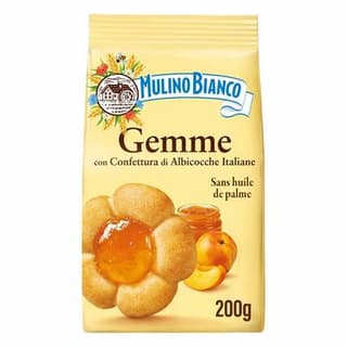 Mulino Bianco Biscuits sablés à la confiture d'abricot - Gemme, 200g