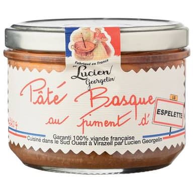 Lucien Georgelin Paté Basque au Piment d'Espelette, 220g