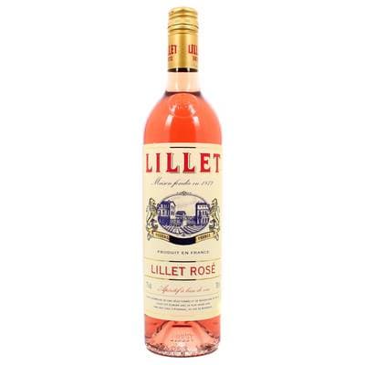 Lillet rosé Apéritif à base de vin 17°, 75cl
