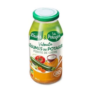 Knorr & La Potagère Soupe légumes du potager- Comme à la maison en bouteille, 45cl