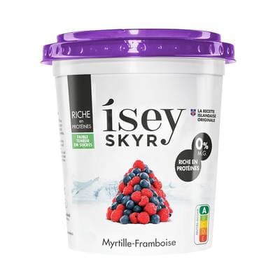 Isey Skyr Framboise Myrtille 0%mg, 400g
