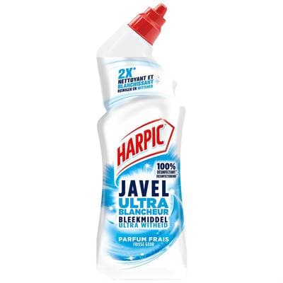 Harpic Gel WC javel ultra blancheur parfum frais, 750ml