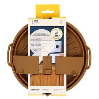 Point virgule Moule airfryer pliable Cumin rond, 20x20x9cm
