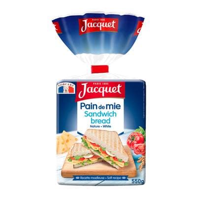 Jacquet Pain de Mie Nature, 550g