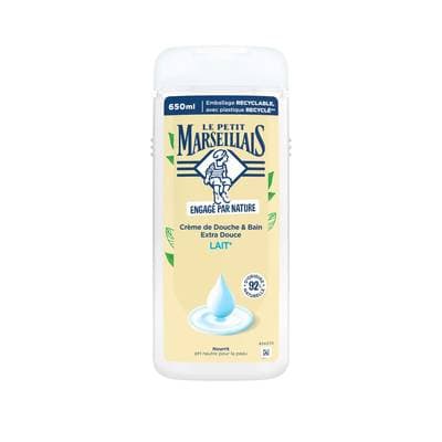 Le Petit Marseillais Crème de douche et bain au lait, 650ml