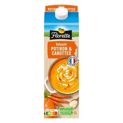 Florette Velouté de Potiron et Carotte, 1l