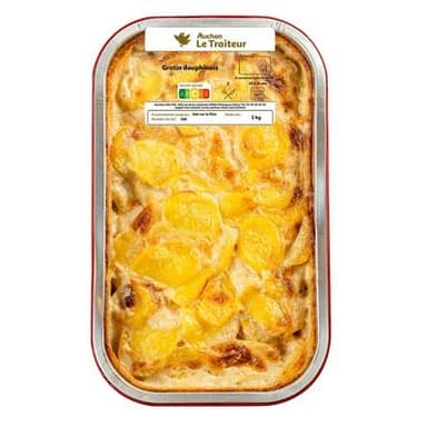 Auchan Le Traiteur Gratin Dauphinois, 1KG