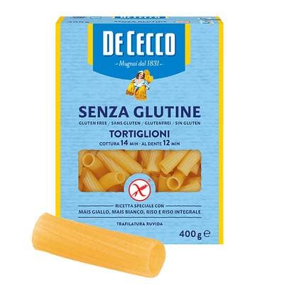 De Cecco Pâtes Tortiglioni sans gluten N°23 Premium, 400g
