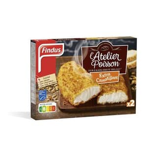 Findus Panés de Colin d'Alaska MSC Extra Croustillant 100% filet, 2x125g