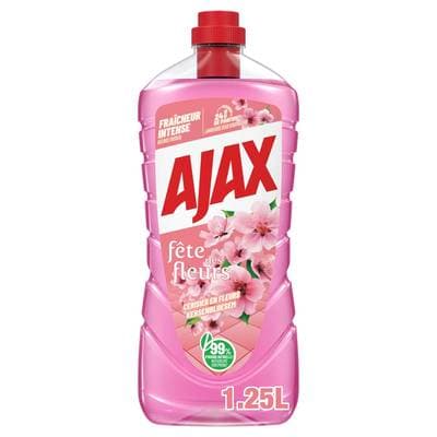 Ajax Nettoyant Ménager Fête des Fleurs Cerisier en Fleurs, 1,25L