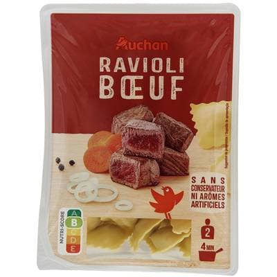 Auchan Ravioli au Boeuf, 300g