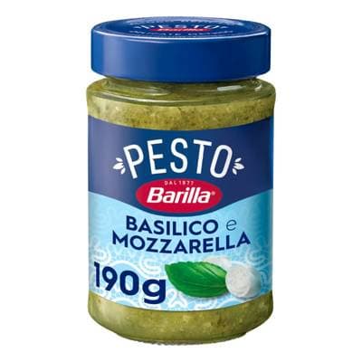 Barilla Sauce Pesto Basilic et Mozzarella, 190g