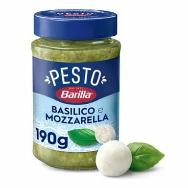 Barilla Sauce Pesto Basilic et Mozzarella, 190g