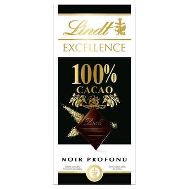 Lindt Chocolat Excellence Noir 100% Cacao, 50g