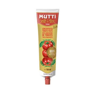 Mutti Pâte de Tomate - Triple concentré de tomates en tube, 130g