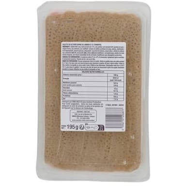 Auchan Galette de Blé Noir Jambon Emmental, 195g