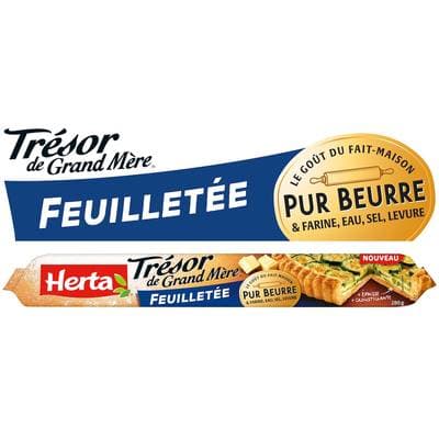 Herta Pâte Feuilletée Pur Beurre Trésor de Grand Mère, 280g