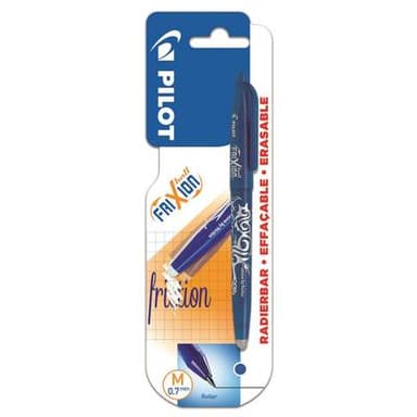 Pilot Stylo roller frixion ball encre bleue effaçable pointe moyenne, 1  stylo