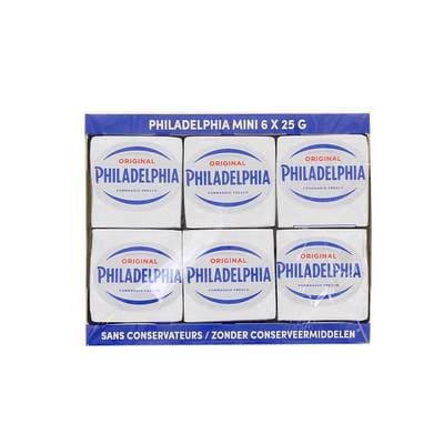 Philadelphia Fromage Frais Nature, 6x25g