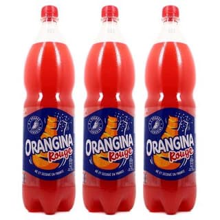 Orangina Boisson gazeuse à l'orange sanguine, Lot de 3x1,5L