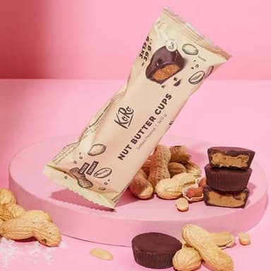 Koro Bouchées Nut Butter Cups beurre de cacahuète salé bio, 3x13g