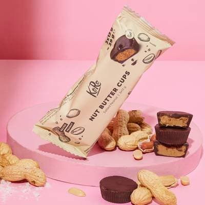 Koro Bouchées Nut Butter Cups beurre de cacahuète salé bio, 3x13g