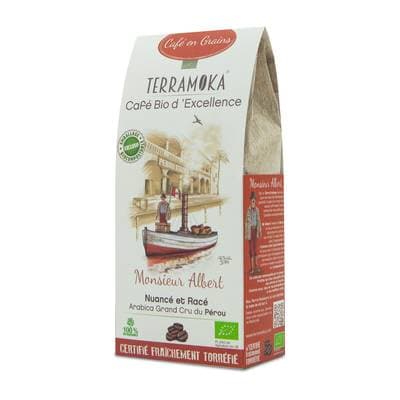 Terramoka Café en grain Pérou bio Monsieur Albert, 200g