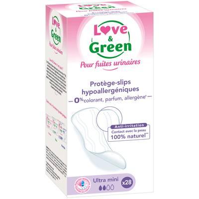 Love & Green - Protège-slips hypoallergénique incontinence
