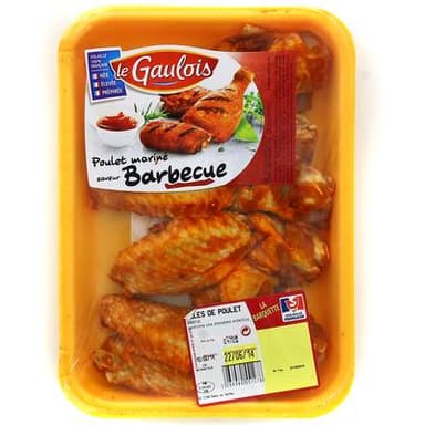 Le Gaulois Ailes de poulet Barbecue, 500g