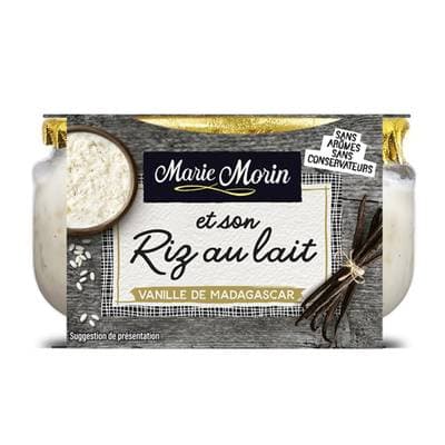 Marie Morin Riz au lait à la vanille de Madagascar, 140g