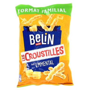 Belin Les croustilles goût emmental, 138g