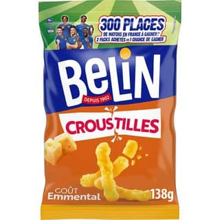 Belin Les croustilles goût emmental, 138g