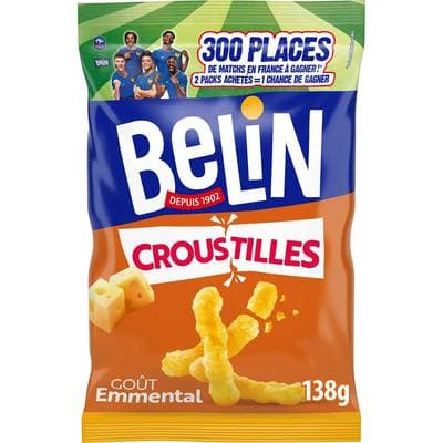 Belin Les croustilles goût emmental, 138g