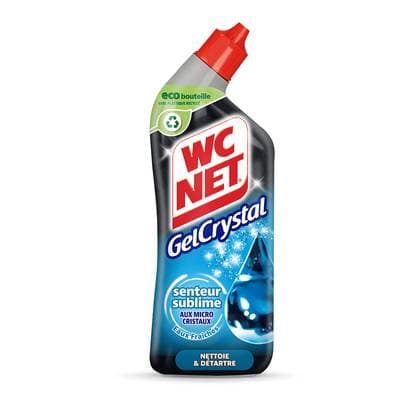 WC net Gel crystal eaux fraîches senteur sublime longue durée aux micro cristaux, 750ml