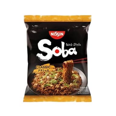 Nissin Nouilles Sautées Japonaises Soba Classique en sachet, 109g