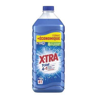 X Tra Lessive liquide Total 41 lavages, 1,845L