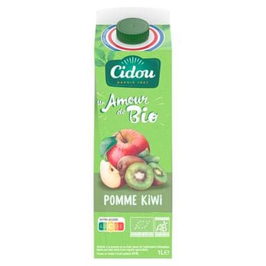 Cidou Nectar pomme kiwi bio, 1L