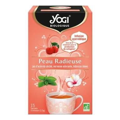 Yogi Infusion Peau Radieuse Bio - 15 sachets, 30g