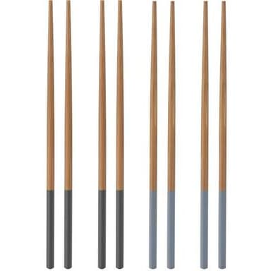 Typhoon 4 sets de 2 baguettes en bambou, 4 pièces