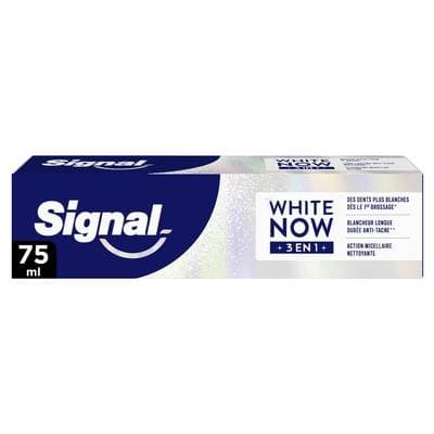 Signal Dentifrice White Now 3-en-1, 75ml