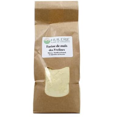 Huilerie Plaine de Versailles Farine de Maïs cultivé dans les Yvelines, 500g