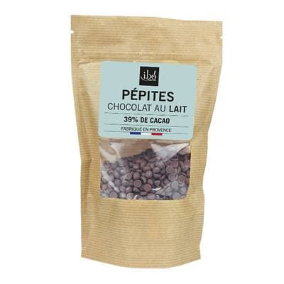 Ibo Pépites de chocolat au lait bio, 150g