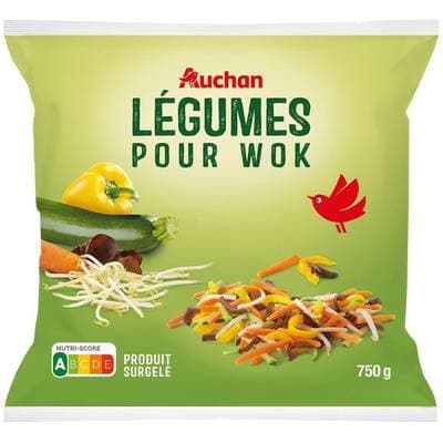 Auchan Légumes pour wok, 750g