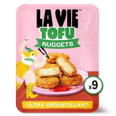 La Vie Tofu Nuggets Panés Fumé, 4 pièces - 180g