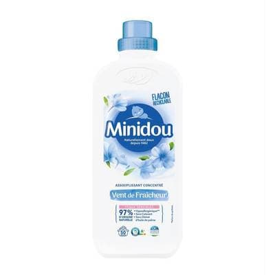 Minidou Adoucissant concentré vent de fraîcheur, 1L
