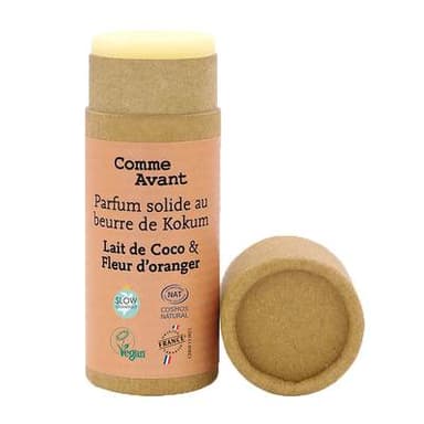 Comme Avant Parfum solide - Lait de Coco & Fleur d'oranger, 1 pièce